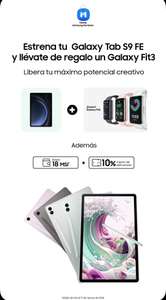 Samsung Members: Galaxy Tab S9 FE + de Regalo Un Galaxy Fit3