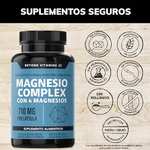 Amazon : Magnesio Complex, 4 MAGNESIOS, 180 cápsulas | Planea y Ahorra