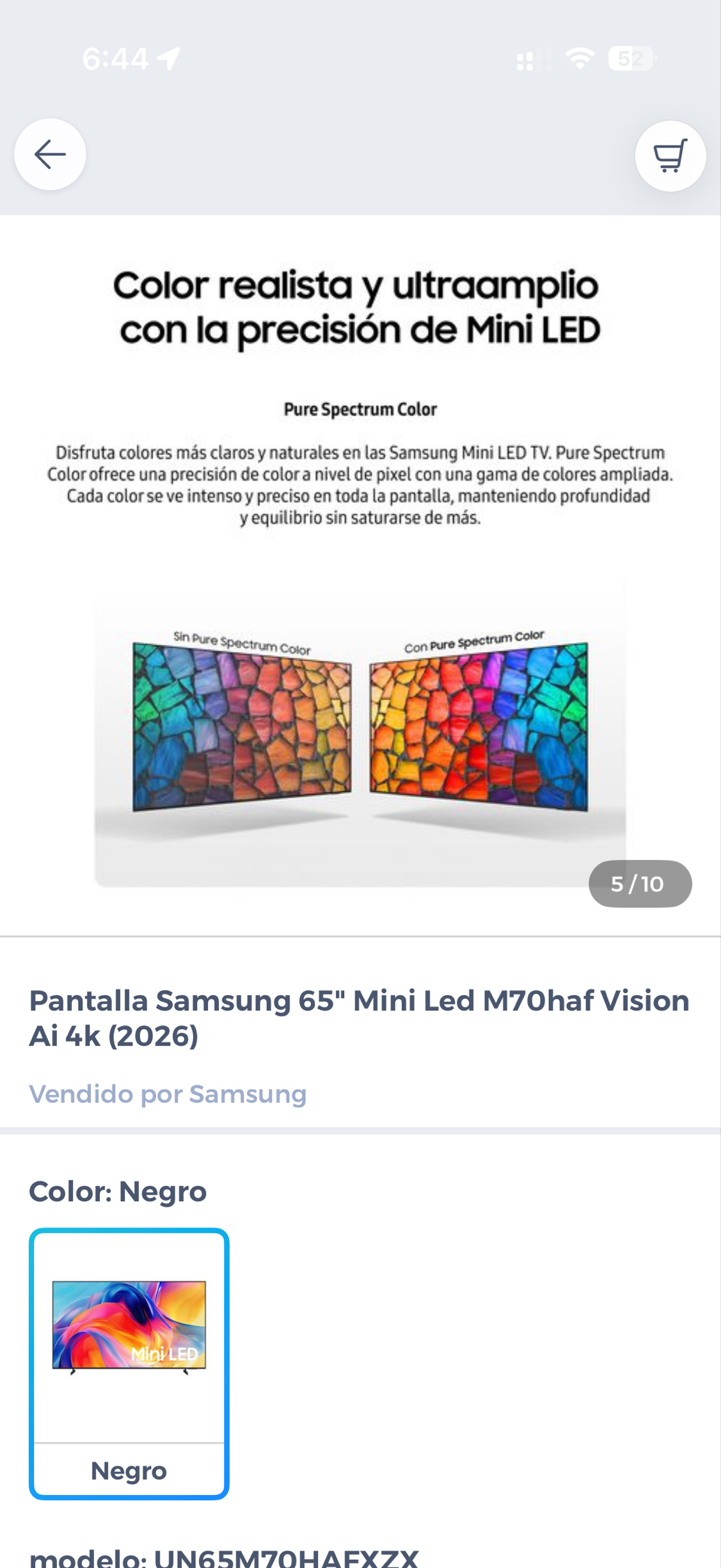 Totalplay Shop Pantalla Samsung 65” Mini Led 2026