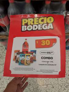 Bodega aurrera : Combo coca cola 1. 750 más bolsa de cacahuates G. V.