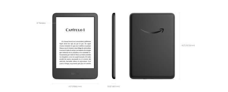 Amazon: Nuevo Kindle (versión de 2022) NUEVAMENTE DISPONIBLE | Oferta Prime NUEVAMENTE DISPONIBLE