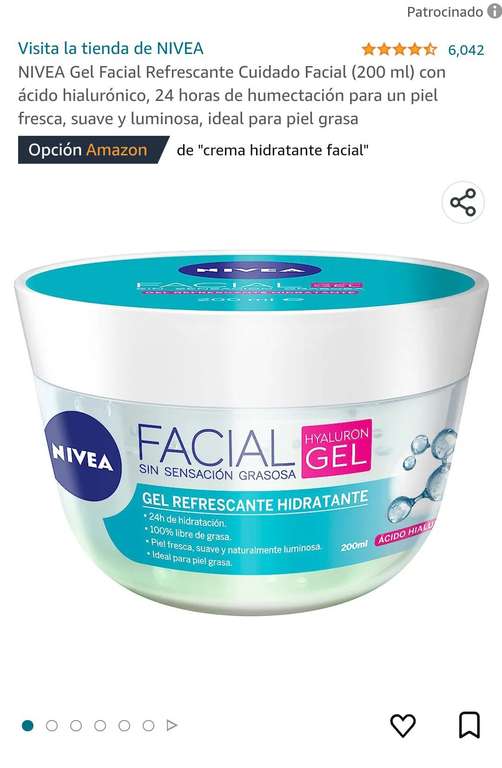 Amazon: Nivea Gel facial refrescante cuidado facial de 200ml