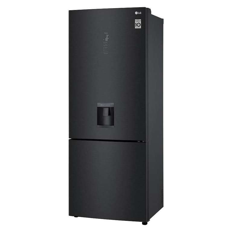 Elektra: Refrigerador Inteligente LG 17 pies, Congelador Inferior - Negro Mate con Despachador de Agua | SMART INVERTER (GB45SPT)