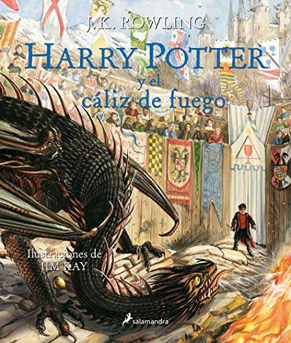 Amazon, Harry Potter Y El Cáliz De Fuego - 4. Edición ilustrada, Pasta dura.