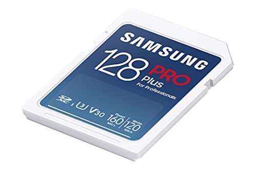 Amazon: SAMSUNG Pro Plus SD de 128 GB + Lector de Tarjetas SDXC Plus