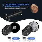 Amazon: Telescopio Refractor Portátil - Óptica de Vidrio Totalmente Revestida