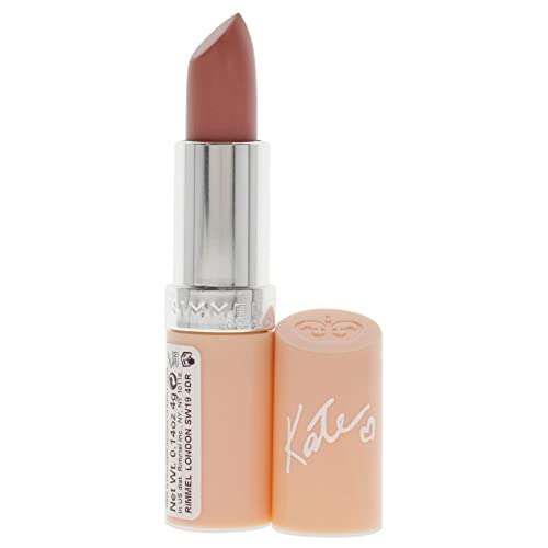 Amazon: Rimmel Durable Finish Lip Color Nude Collection, 45, 0.14 onzas líquidas- nudes selectos de Kate Moss- envío gratis prime