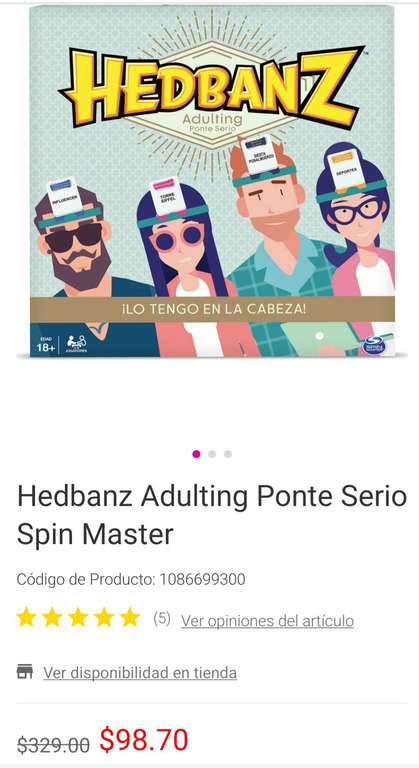 Liverpool: Hedbanz Adulting Ponte Serio Spin Master