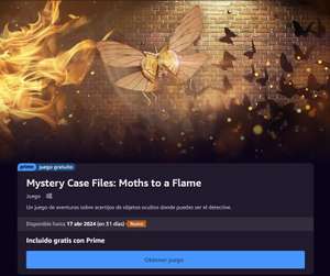 Prime gaming: Mystery Case Files: Moths to a Flame