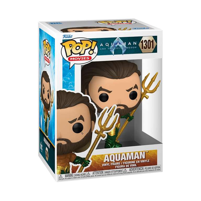 Amazon: FUNKO POP! MOVIES: Aquaman 2 - Aquaman Hero Suit