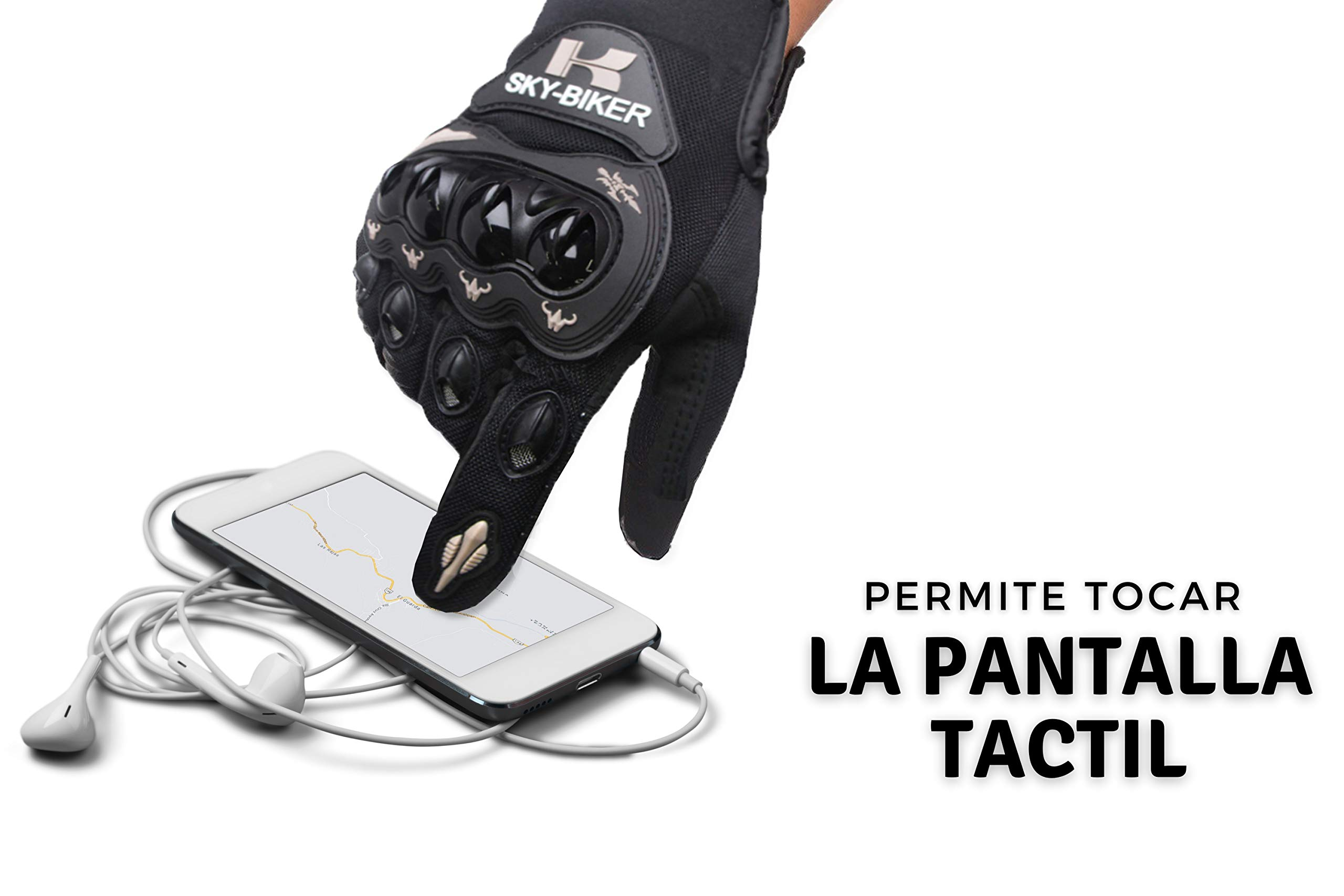Amazon: Guantes para Motociclista (Antideslizantes y Pantalla Táctil)