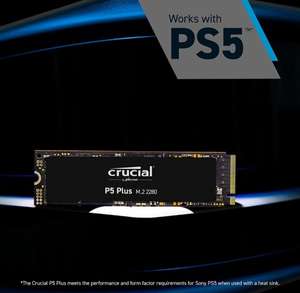 Amazon: Crucial P5 Plus - SSD NVMe M.2, 1TB PCIe 4.0 3D NAND, hasta 6,600MB/s
