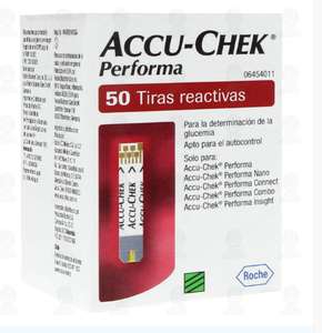 Farmacias Guadalajara: Accu-Chek Performa Tiras Reactivas para la Determinación de la glucemia, 50 piezas.