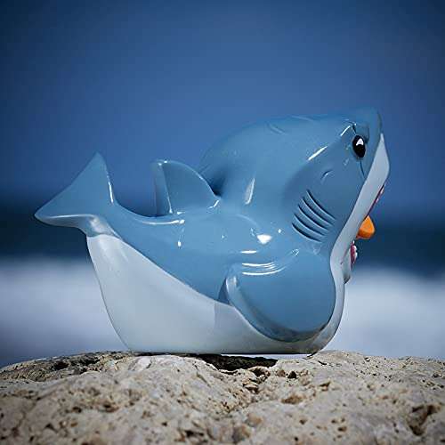 Amazon: TUBBZ JJAWS - Figura de Pato El tiburón se comió un reno dorado hay que sacárselo
