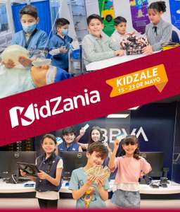 KidZania - Adulto gratis o 25 % de Descuento en Entradas