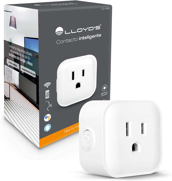 Amazon: Enchufe Inteligente WiFi Smart Plug Compatible con iOS, Android, Alexa y Asistente de Google, No Requiere Hub
