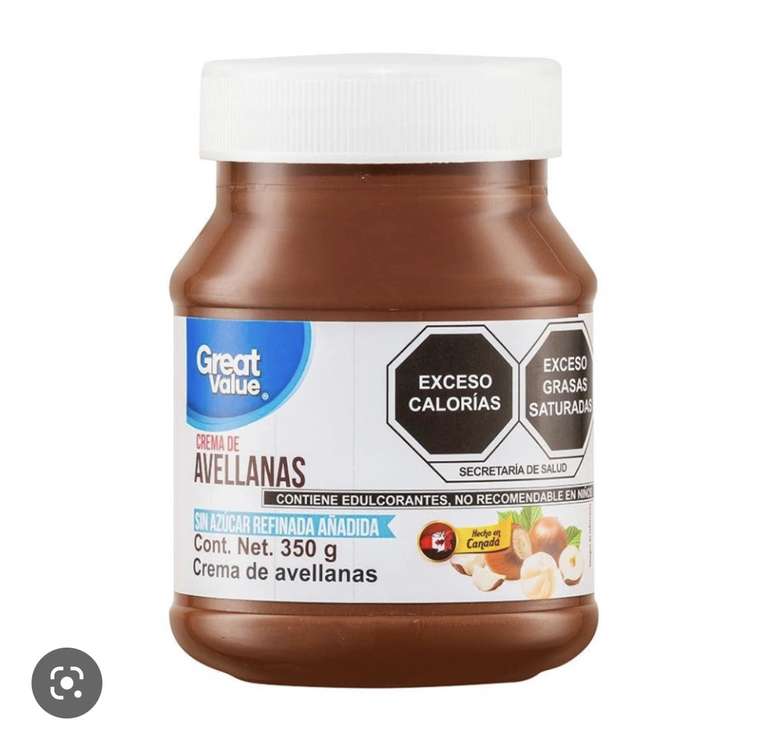 Walmart - GV Crema Avellana sin azúcar refinada añadida, tipo Nutella a 2 x $99