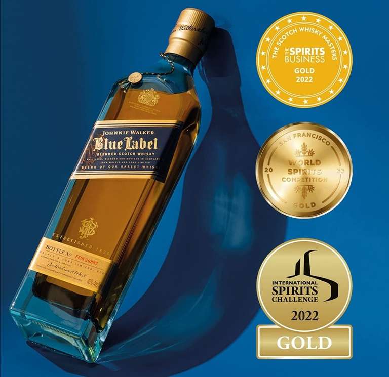 Amazon: Whisky Johnnie Walker Blue Label - 750 Ml