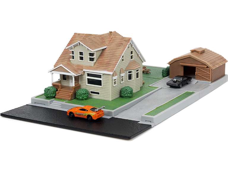 Amazon: Casa de Toretto. Incluye 2 Autos y accesorios. Jada Toys