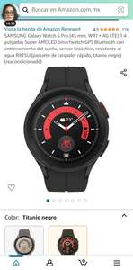 Amazon: Samsung Galaxy Watch 5 Pro Reacondicionado