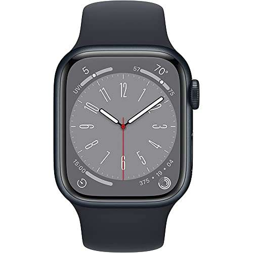 Amazon: Apple Watch Series 8 (GPS, 45 mm) Caja de Aluminio Midnight con Correa Deportiva Midnight (Renovado Premium)