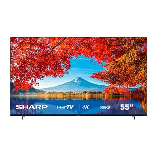Amazon: Pantalla Sharp 55 DLED Roku TV ($5,523 con banorte)