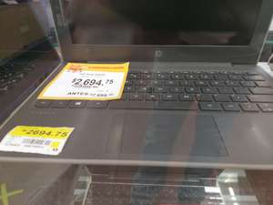 Walmart: Laptop HP 4gb ram 64gb Disco Duro.