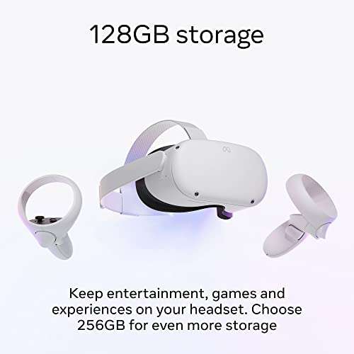 Meta Quest 2 — Auriculares avanzados de realidad virtual todo en uno — 128 GB