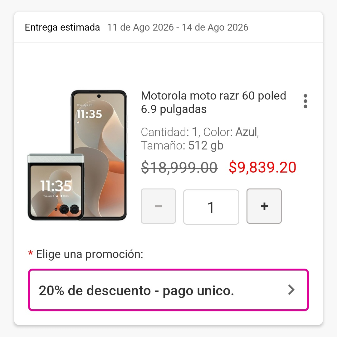 Liverpool: Celular Moto Razr 60 POLED 6.9" | 12GB + 512GB | Azul / Verde