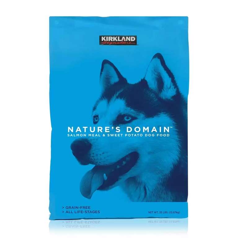 Costco Kirkland Signature Nature's Domain Alimento para Perro con Salmón y Camote 15.87kg