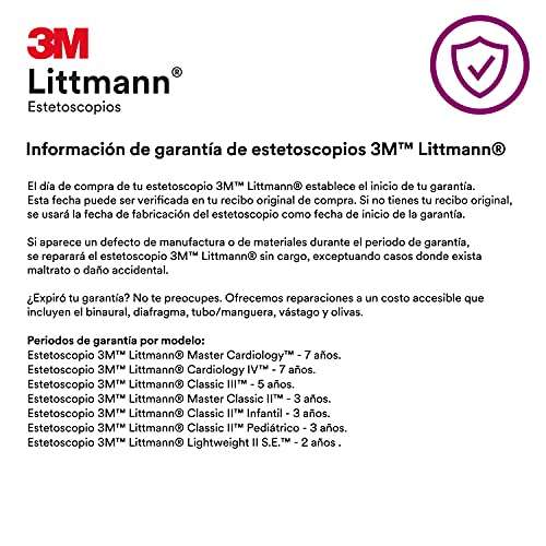 Amazon 3M Littmann Estetoscopio Classic III, Manguera Color Chocolate, Acabado Color Cobre, 69 cm (Modelo 5809)