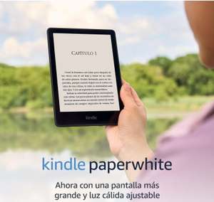 Amazon: Kindle Paperwhite (8 GB) Pantalla de 6.8” y luz cálida ajustable