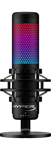 Amazon: HyperX QuadCast S - RGB USB Micrófono Condensador para PC, para que luzcas esa voz sensual