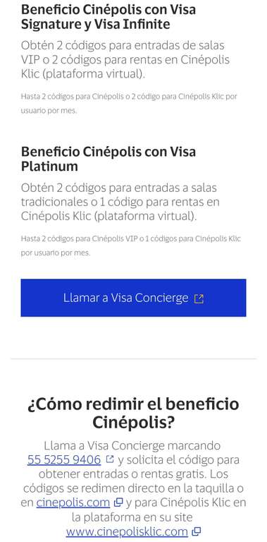 Cinepolis: Entradas o rentas Mensuales gratis con Tarjetas Visa Platinum