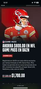 NFL Gamepass $1700