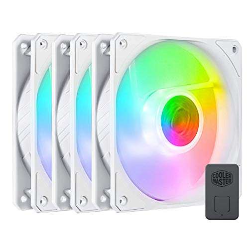 Amazon: Cooler Master SickleFlow 120 V2 ARGB White Edition kit