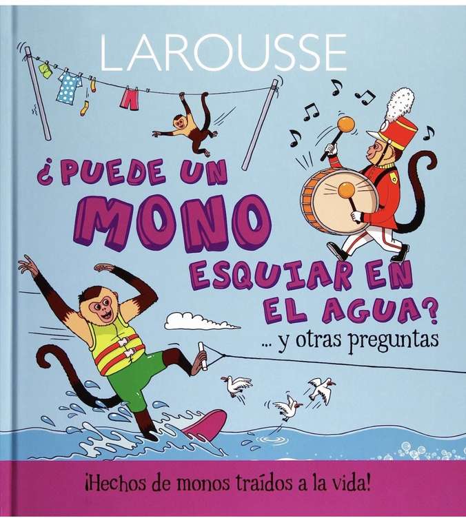Amazon: Libro infantil ¿Puede Un Mono Esquiar en El Agua? | envío gratis con Prime