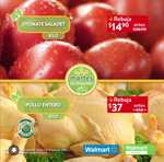 Walmart: Martes de Frescura 25 Junio: Jitomate $14.90 kg • Uva Roja sin Semilla ó Todas las Manzanas $29.90 kg ó Fresa $29.90 paq