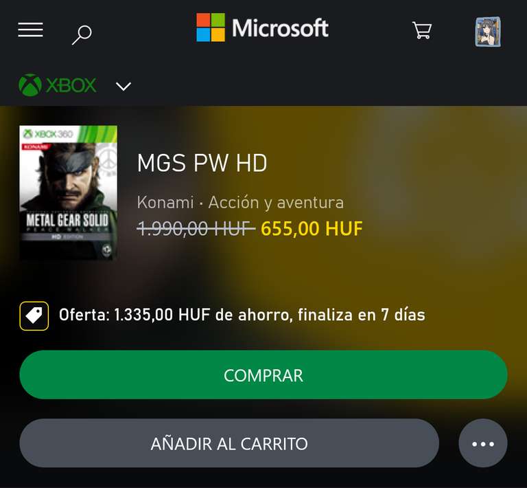 [Xbox Hungría] 7 Jueguitos de 360 muy baratos