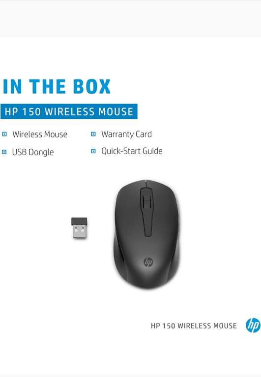 Liverpool: Mouse inalámbrico HP 150 2S9L1AA
