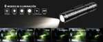 Amazon: WUBEN C3 Linterna LED Recargable, Alta Potencia Portátil