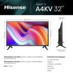 Amazon: Hisense Smart Tv 32”