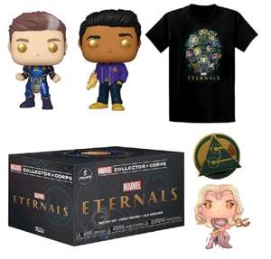 Amazon: Funko Pop! Marvel: Eternals Collector Corps. Caja de suscripción
