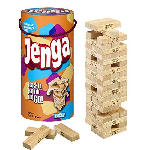 Amazon: Jenga Game (Easy Storage Container) | Envío gratis con Prime