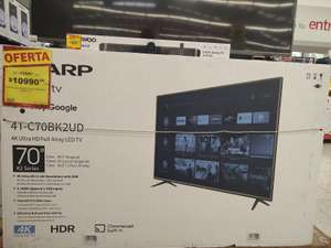 Soriana Sharp Smart TV Led 70" 4K UHD HDR AndroidTv