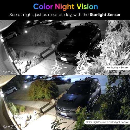 Amazon: Wyze Cámara de Video CAM v3 1080p HD para Interiores y Exteriores con visión Nocturna