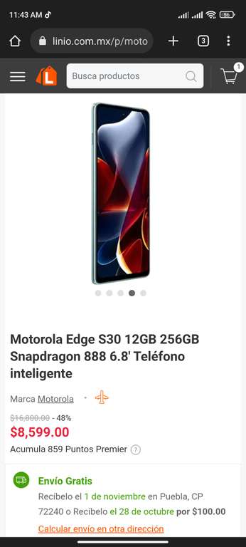 Linio Motorola s30 EDGE