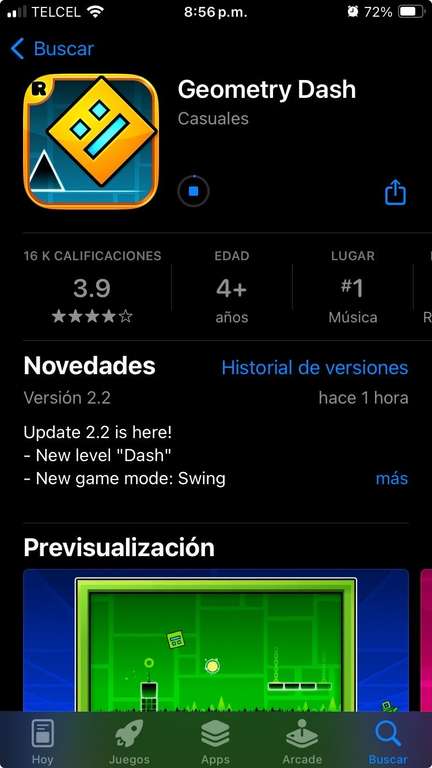 App Store: Geometry Dash 2.2