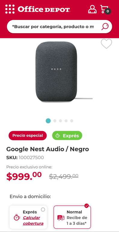 Office Depot: Google Nest Audio