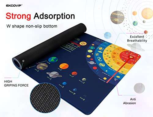 Amazon: Mouse Mat 90x40cm diseño sistema solar